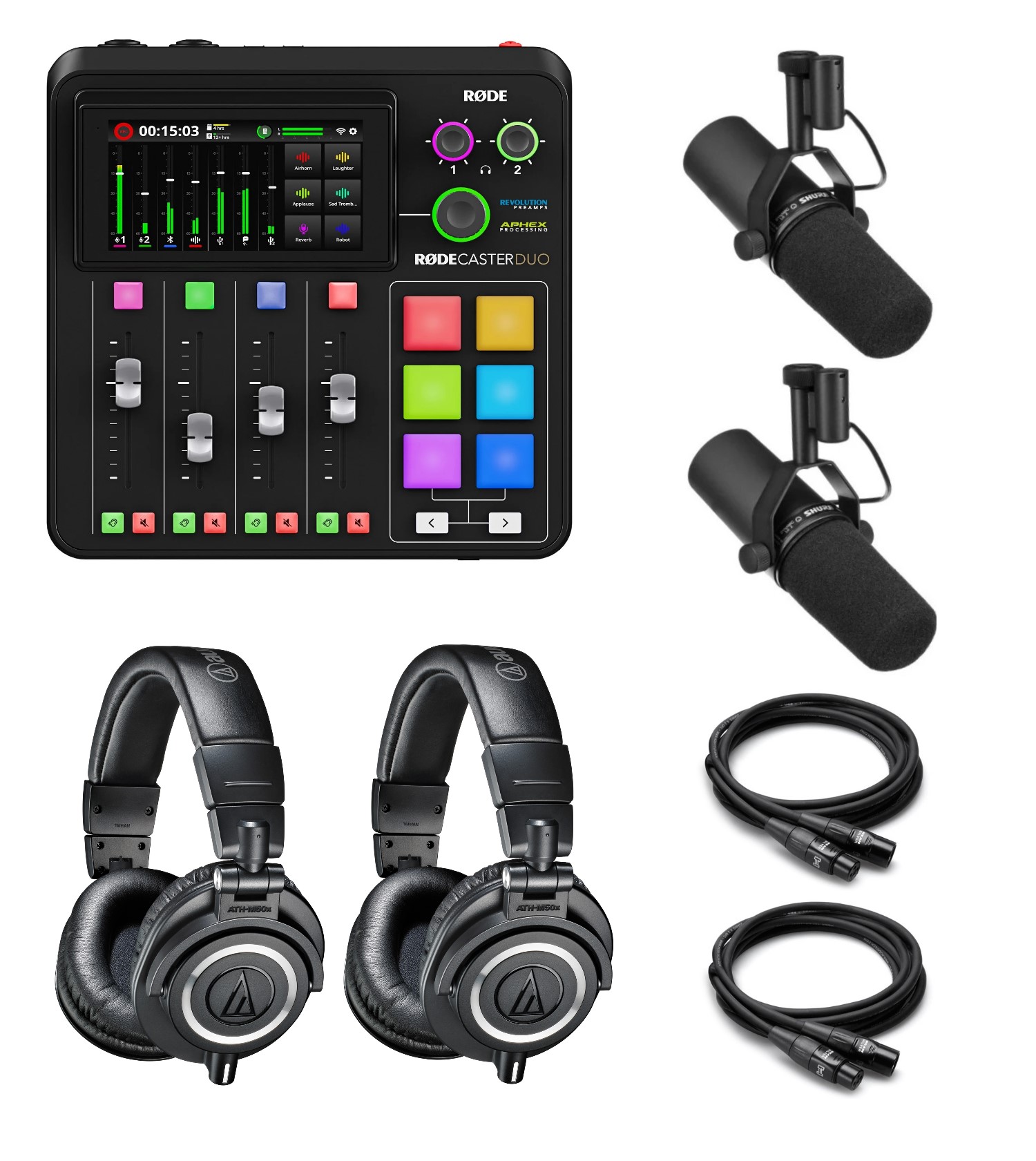Rodecaster DUO & SM7B Podcasting bundle